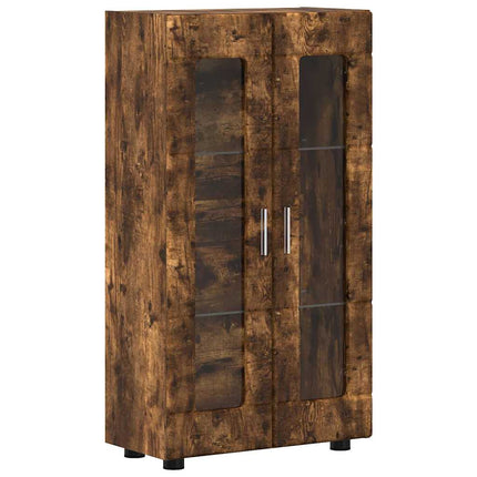 Sideboard FLORIN Rökt ek 55,5 x 29 x 100 cm Konstruerat trä