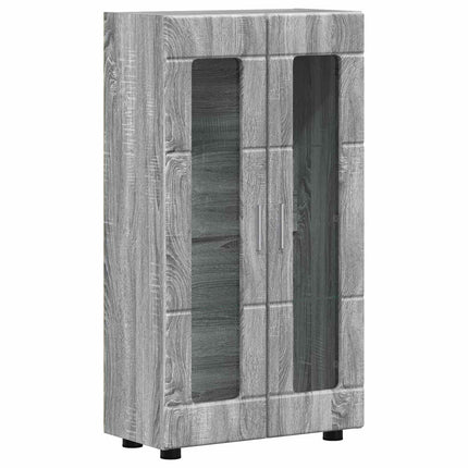 Sideboard FLORIN 55,5 x 29 x 100 cm Grå Sonoma Konstruerat trä