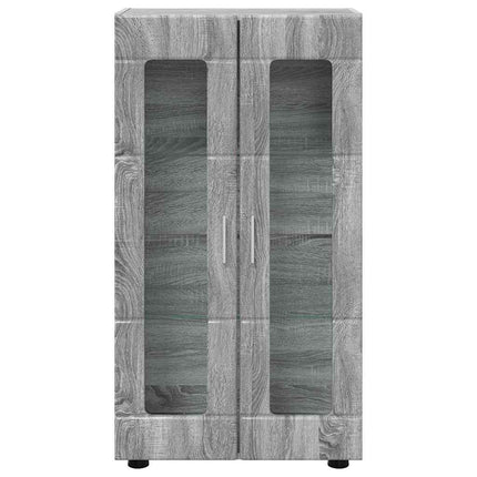 Sideboard FLORIN Grå Sonoma 55,5 x 29 x 100 cm Konstruerat trä