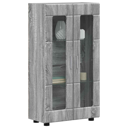 Sideboard FLORIN 55,5 x 29 x 100 cm Grå Sonoma Konstruerat trä
