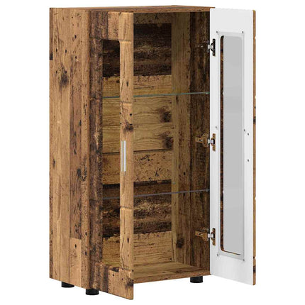 Sideboard FLORIN Gammalt trä 55,5 x 29 x 100 cm Konstruerat trä