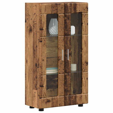 Sideboard FLORIN 55,5 x 29 x 100 cm Gammalt trä Konstruerat trä
