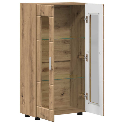 Sideboard FLORIN 55,5 x 29 x 100 cm Artisan Ek Konstruerat trä