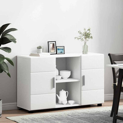 Sideboard FLORIN Vit 88,5 x 30,5 x 55,5 cm Konstruerat trä