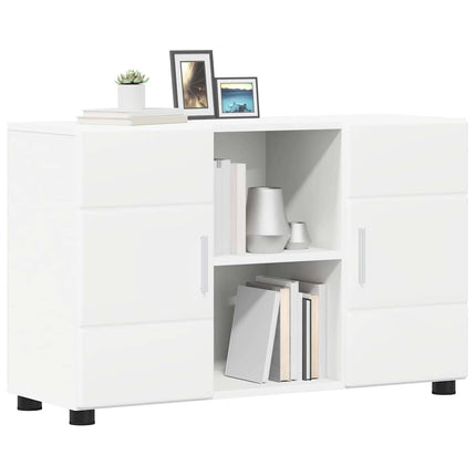 Sideboard FLORIN 88,5 x 30,5 x 55,5 cm Vit Konstruerat trä