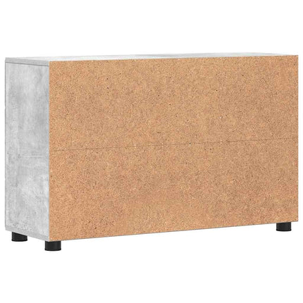Sideboard med hylla FLORIN Betonggrå 88,5 x 30,5 x 55,5 cm