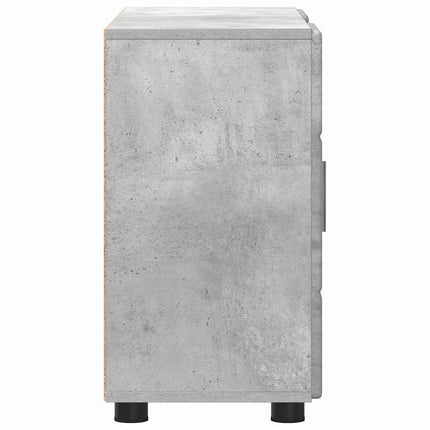 Sideboard med hylla FLORIN Betonggrå 88,5 x 30,5 x 55,5 cm