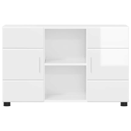 Sideboard FLORIN 88,5 x 30,5 x 55,5 cm Högblanka vita