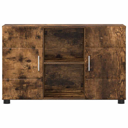Sideboard FLORIN Rökt ek 88,5 x 30,5 x 55,5 cm Konstruerat trä