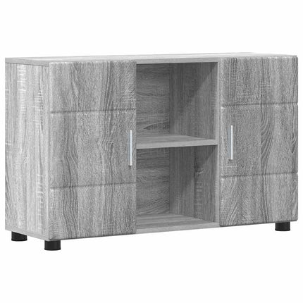 Sideboard med hylla FLORIN Grå Sonoma 88,5 x 30,5 x 55,5 cm