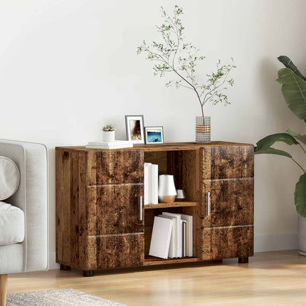 Sideboard FLORIN 88,5 x 30,5 x 55,5 cm Gammalt trä