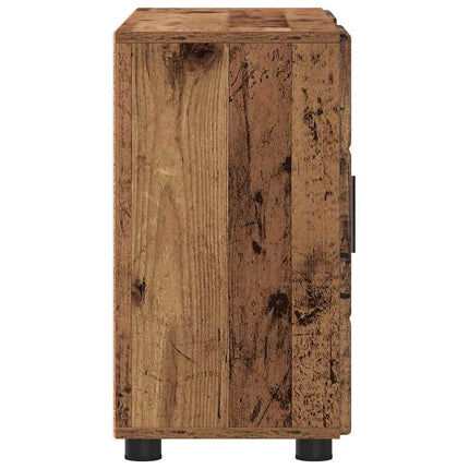 Sideboard med hylla FLORIN Gammalt trä 88,5 x 30,5 x 55,5 cm