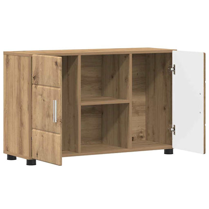 Sideboard med hylla FLORIN Artisan Ek 88,5 x 30,5 x 55,5 cm