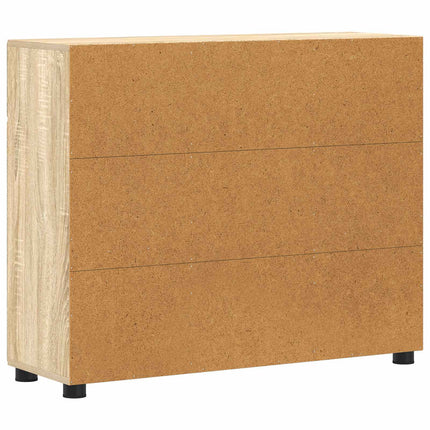 Sideboard FLORIN 88,5 x 30,5 x 73 cm Sonoma-ek Konstruerat trä