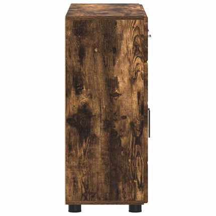 Sideboard FLORIN Rökt ek 88,5 x 30,5 x 73 cm Konstruerat trä