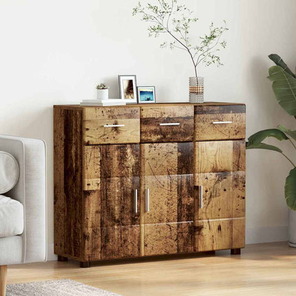 Sideboard med hylla FLORIN Gammalt trä 88,5 x 30,5 x 73 cm