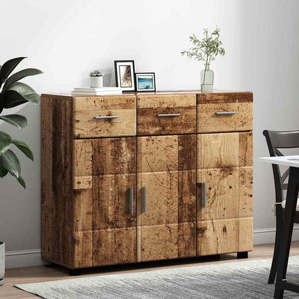 Sideboard FLORIN 88,5 x 30,5 x 73 cm Gammalt trä