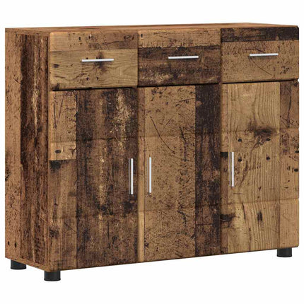 Sideboard med hylla FLORIN Gammalt trä 88,5 x 30,5 x 73 cm