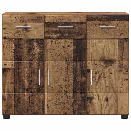 Sideboard FLORIN 88,5 x 30,5 x 73 cm Gammalt trä
