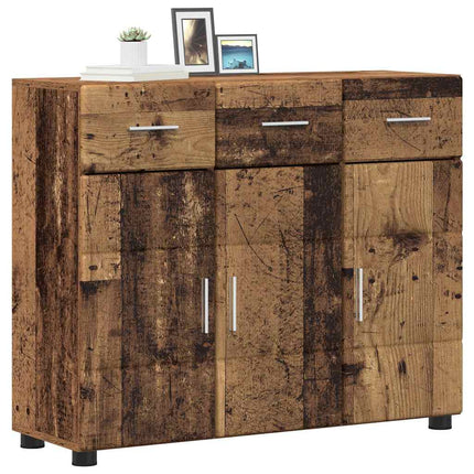 Sideboard med hylla FLORIN Gammalt trä 88,5 x 30,5 x 73 cm
