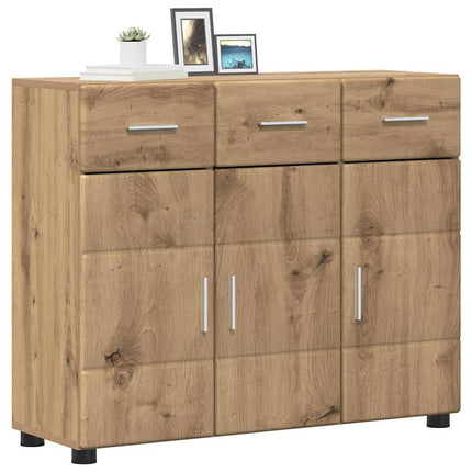 Sideboard FLORIN Artisan Ek 88,5 x 30,5 x 73 cm Konstruerat trä