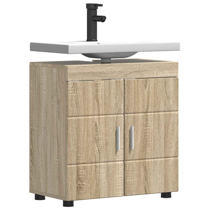Badrumsskåpsset TULUM Sonoma-ek 60 x 34 x 63 cm Konstruerat trä