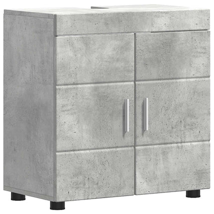 Badrumsskåpsset TULUM Betonggrå 60 x 34 x 63 cm Konstruerat trä