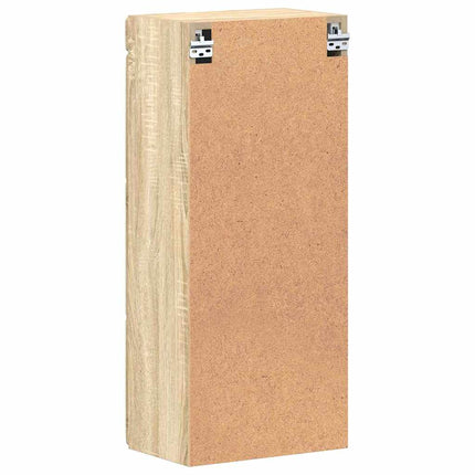 Badrumsväggskåp med hylla TULUM Sonoma-ek 37 x 24,5 x 86 cm