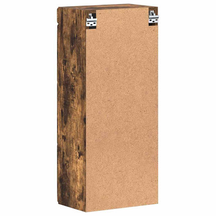 Badrumsväggskåp TULUM Rökt ek 37 x 24,5 x 86 cm Konstruerat trä