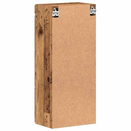 Badrumsväggskåp med hylla TULUM Gammalt trä 37 x 24,5 x 86 cm