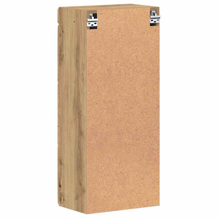 Badrumsväggskåp med hylla TULUM Artisan Ek 37 x 24,5 x 86 cm