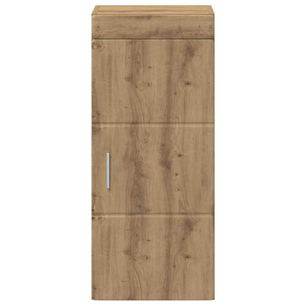 Badrumsväggskåp med hylla TULUM Artisan Ek 37 x 24,5 x 86 cm