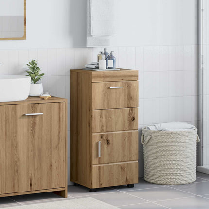 Badrumsskåpsset med låda TULUM Artisan Ek 37 x 31,5 x 82 cm