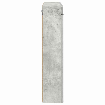 Badrumsspegelskåp TULUM Betonggrå 60 x 16,5 x 78 cm