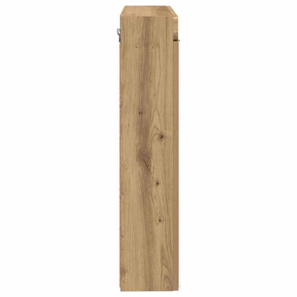 Badrumsspegelskåp med hylla TULUM Artisan Ek 60 x 16,5 x 78 cm