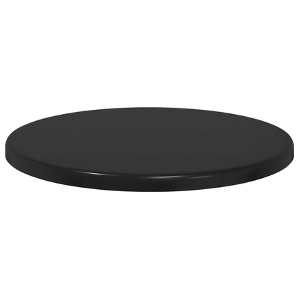 Bordsskiva Ø 30 x 1,5 cm Rund Konstruerat trä Svart