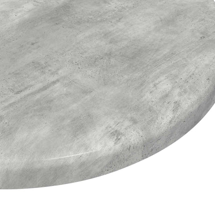 Bordsskiva Ø 30 x 1,5 cm Rund Konstruerat trä Betonggrå