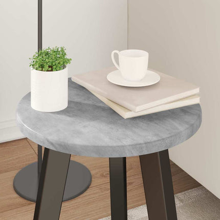Bordsskiva Betonggrå Ø 30 x 1,5 cm Konstruerat trä
