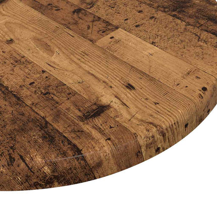 Bordsskiva Ø 30 x 1,5 cm Rund Konstruerat trä Gammalt trä