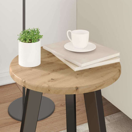 Bordsskiva artisan ek Ø 30 x 1,5 cm Konstruerat trä