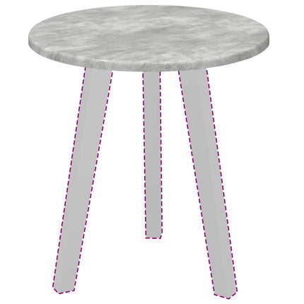 Bordsskiva Betonggrå Ø 40 x 1,5 cm Konstruerat trä