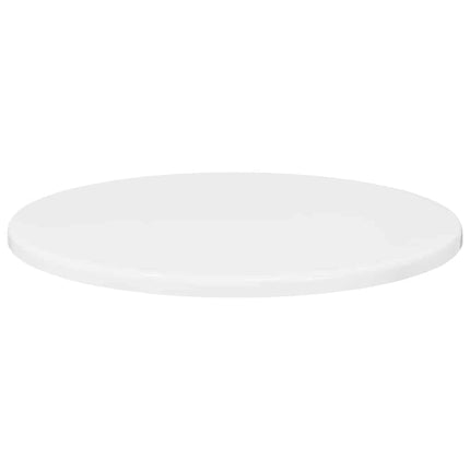 Bordsskiva Vit högglans Ø 40 x 1,5 cm Konstruerat trä