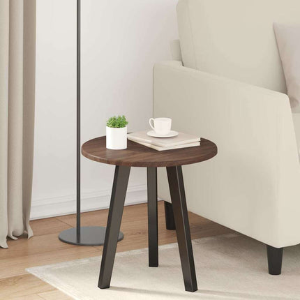 Bordsskiva brun ek Ø 40 x 1,5 cm Konstruerat trä