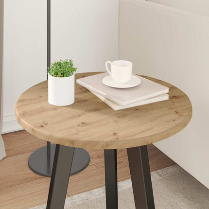 Bordsskiva artisan ek Ø 40 x 1,5 cm Konstruerat trä