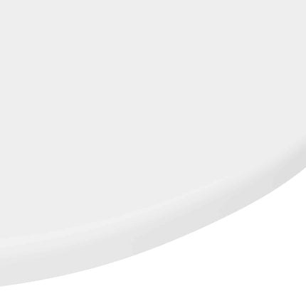 Bordsskiva Ø 50 x 1,5 cm Rund Konstruerat trä Vit