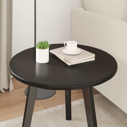 Bordsskiva Svart Ø 50 x 1,5 cm Konstruerat trä