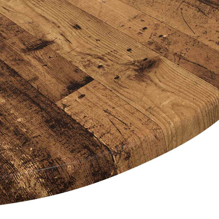 Bordsskiva Gammalt trä Ø 50 x 1,5 cm Konstruerat trä