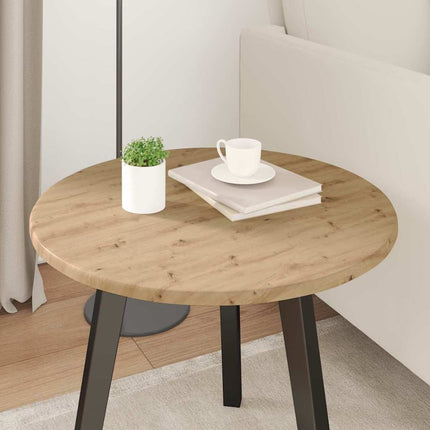 Bordsskiva artisan ek Ø 50 x 1,5 cm Konstruerat trä