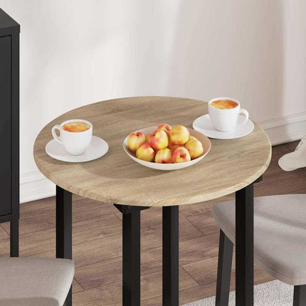 Bordsskiva Ø 60 x 1,5 cm Rund Konstruerat trä Sonoma-ek