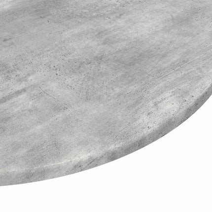 Bordsskiva Betonggrå Ø 60 x 1,5 cm Konstruerat trä